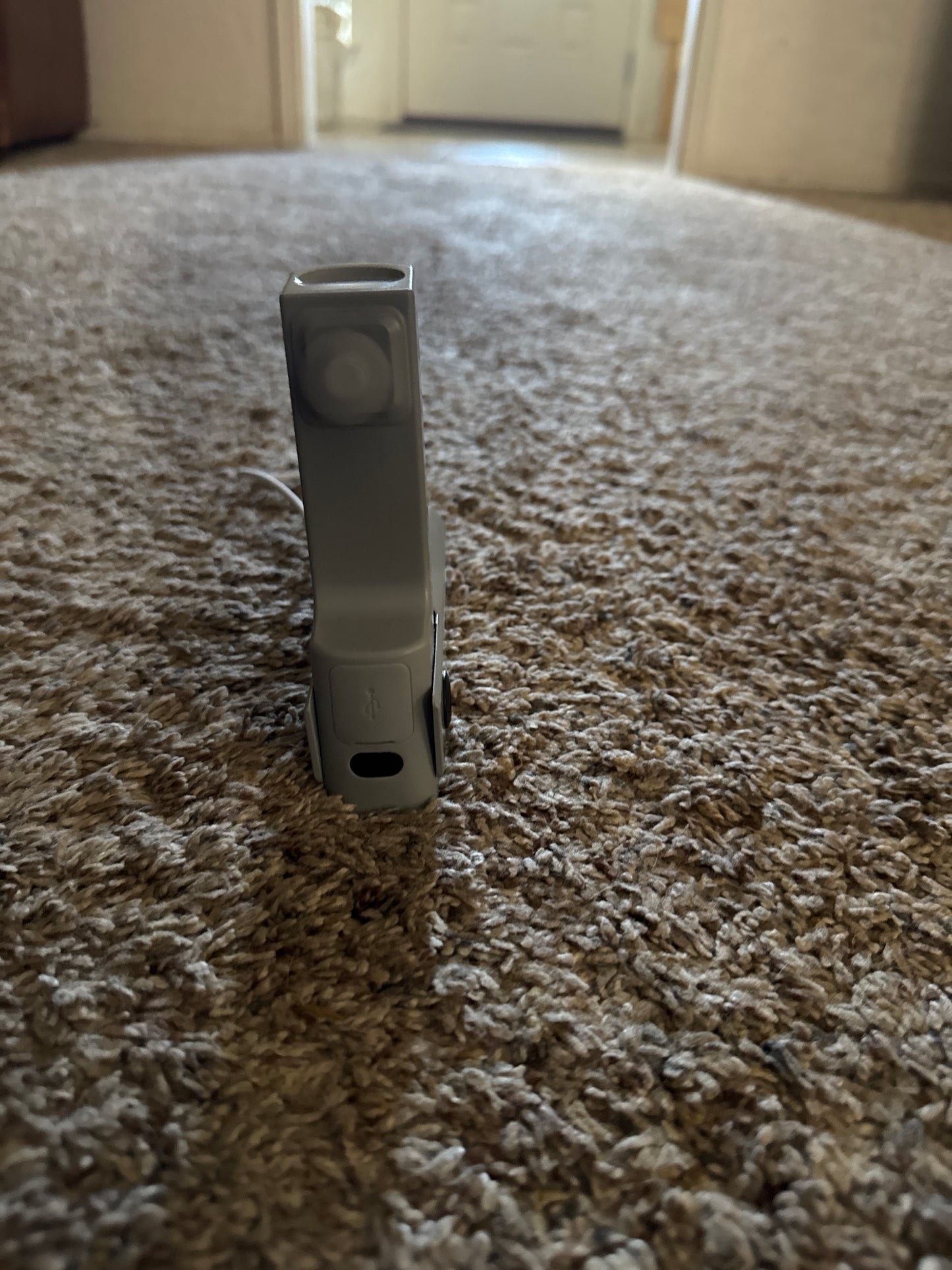 Portable power bank charger with built-in 2-speed fan and flashlight. Keep yourself cool this summer and stay charged up at the same time. All from this little handy gadget that will fit in your pocket