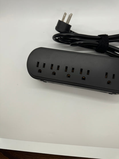Ultimate surge protector power strip with 4500 jewels of surge protection, 10 AC outlets, 3 USB-C ports, and 3 standard USB-A ports for powering up to 16 devices at one time
