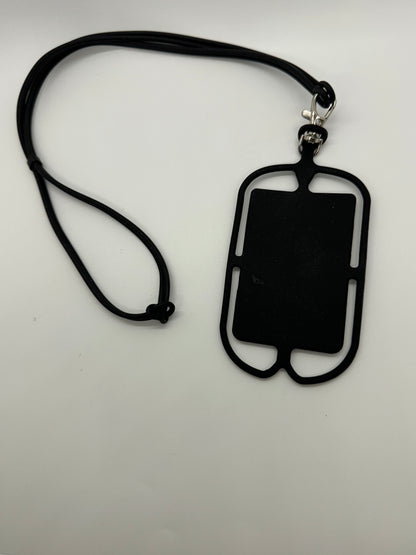 Universal Silicone Adjustable Cell Phone Lanyard for Wearing Your Phone Around Your neck. Great for going hands free or for Aira Explorers!
